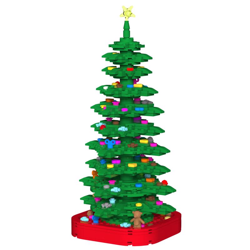 NovaBrix Block Set Block Set Green/Red 609 pc