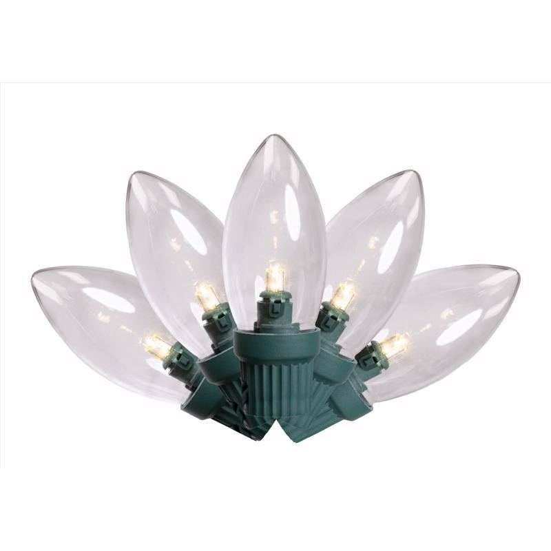 Celebrations Classic LED C9 Warm White 75 ct String Christmas Lights 49 ft.