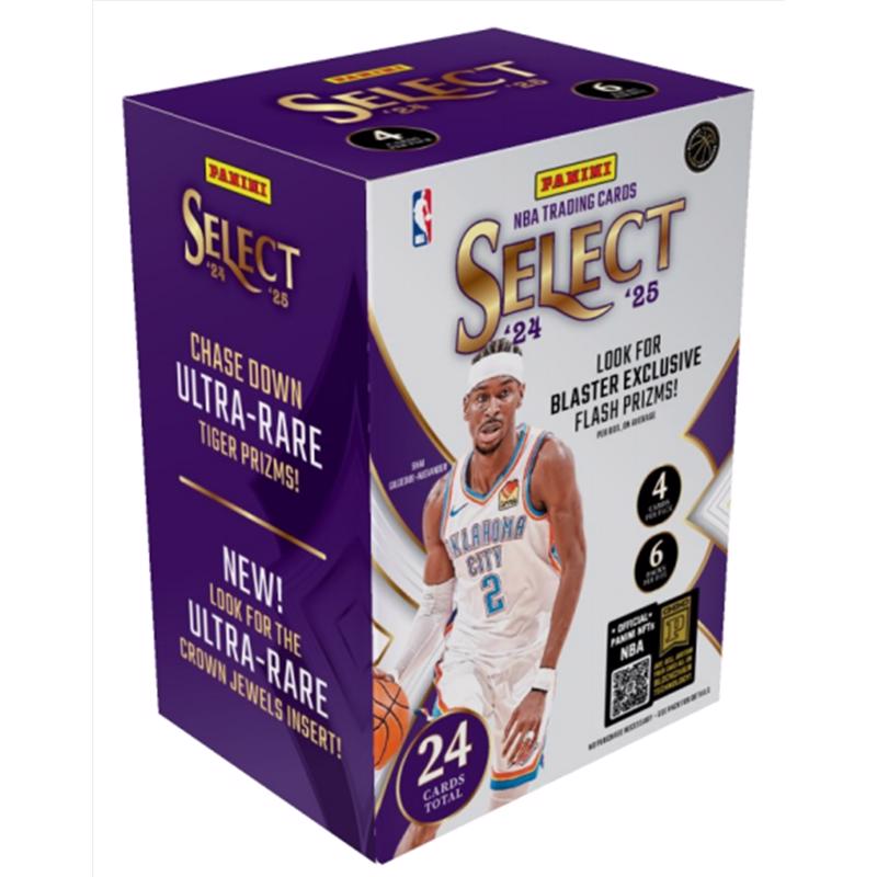 Panini Select NBA 2024/25 Basketball Blaster Box Trading Cards