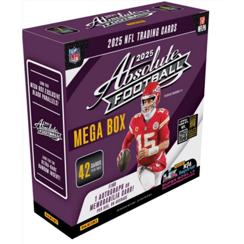 2025 Absolute Football Mega Box Trading Cards