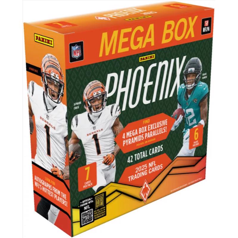 Panini Football 2025 Phoenix Mega Box Trading Cards