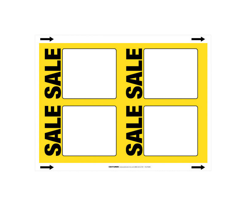 SALE WTRPRF SIGN 5X3-1/2