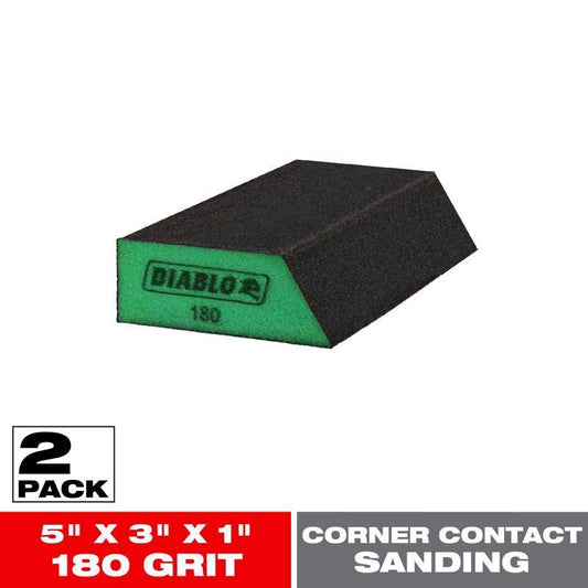 SANDING SPONGE 180G 4PK