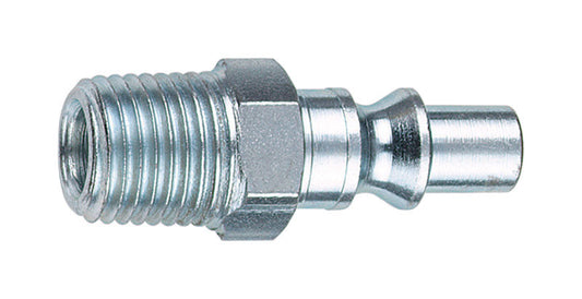 Tru-Flate Steel Air Plug 1/4 in. Male 1 pc