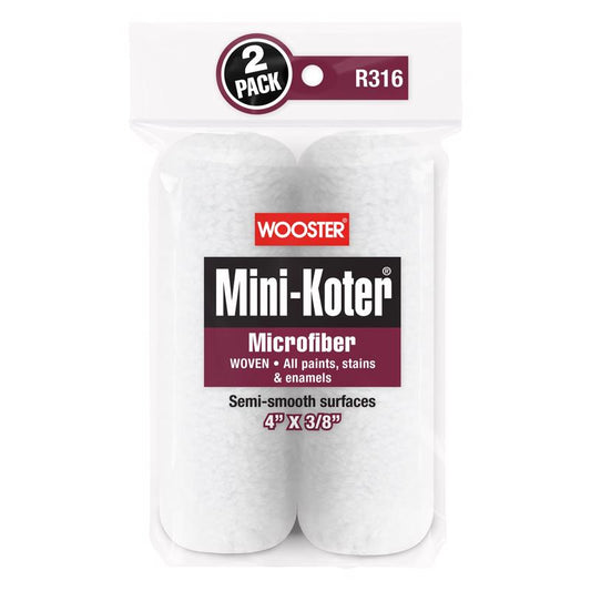 PAINT ROLLR CVR 4" 2PK