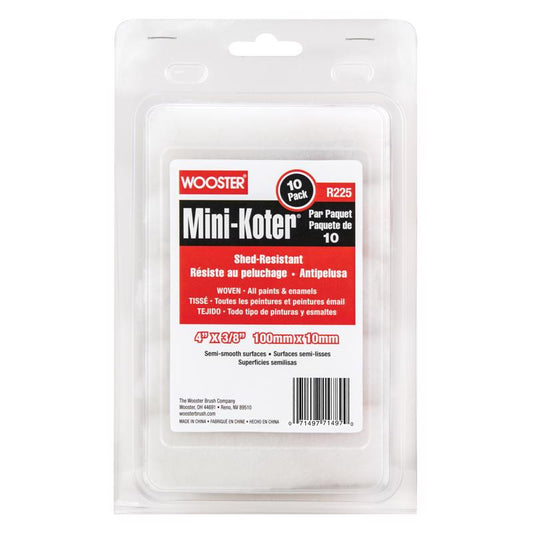 PAINT ROLLR CVR 4" 10PK