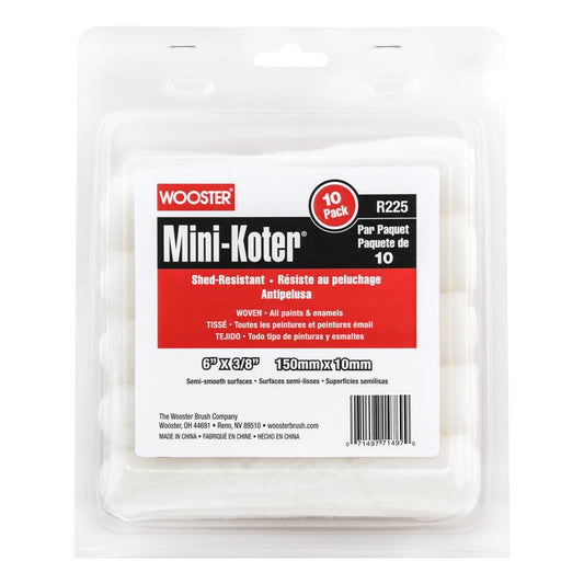 PAINT ROLLR CVR 6" 10PK