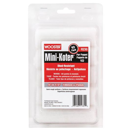 PAINT ROLLR CVR 4" 10PK