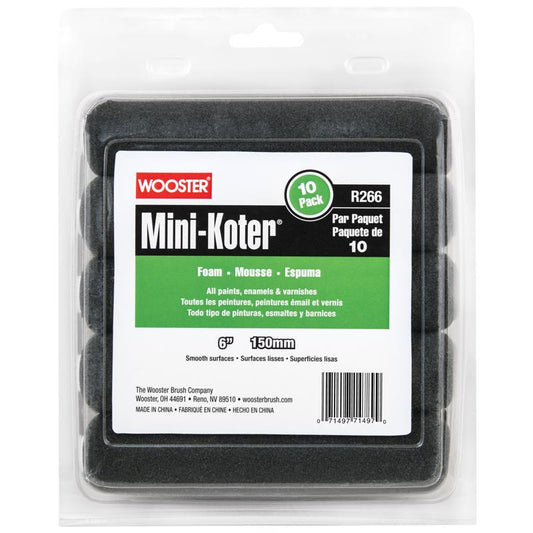 PAINT ROLLR CVR 6" 10PK