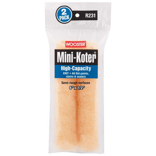PAINT ROLLR CVR 6" 2PK