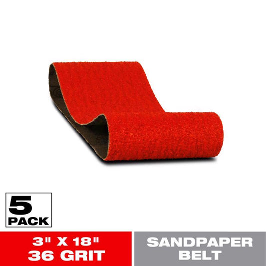 SANDING BELT 36G 3X18"