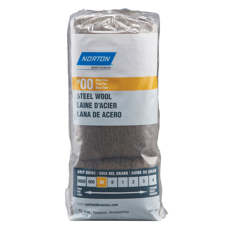 STEEL WOOL 00 VF 12PK