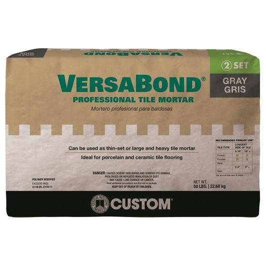 MORTAR VERSABOND GRY 50#