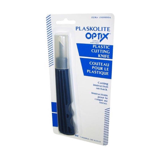 CUTTING KNIFE PLASTIC BLU