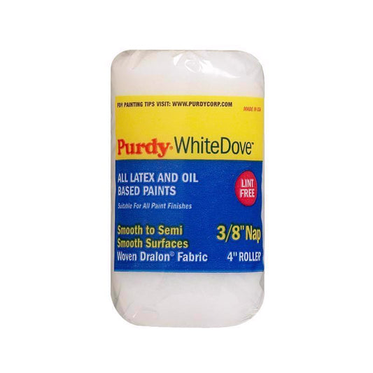 Purdy White Dove Woven Fabric 8 in. W X 3/8 in. Jumbo Mini Paint Roller Cover 1 pk