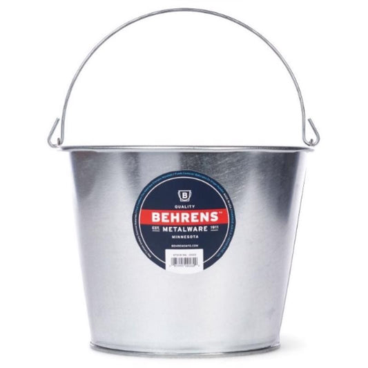 Behrens 5 qt Galvanized Pail Silver