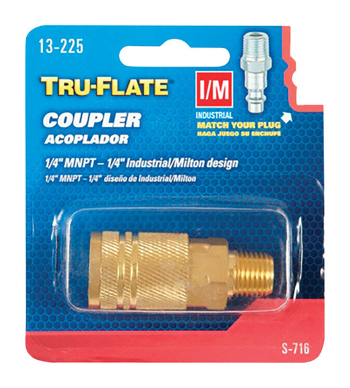 AIR COUPLER"I/M"1/4"MNPT