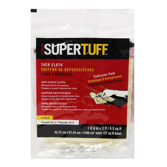 TACK CLOTH 6PK SUPERTUFF