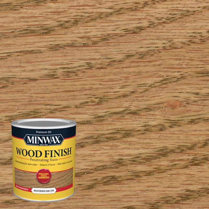 STAIN MINWX QT WTHRD OAK