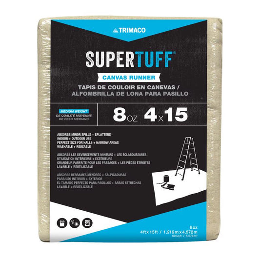 DROPCLOTH 8OZ 4'X15'