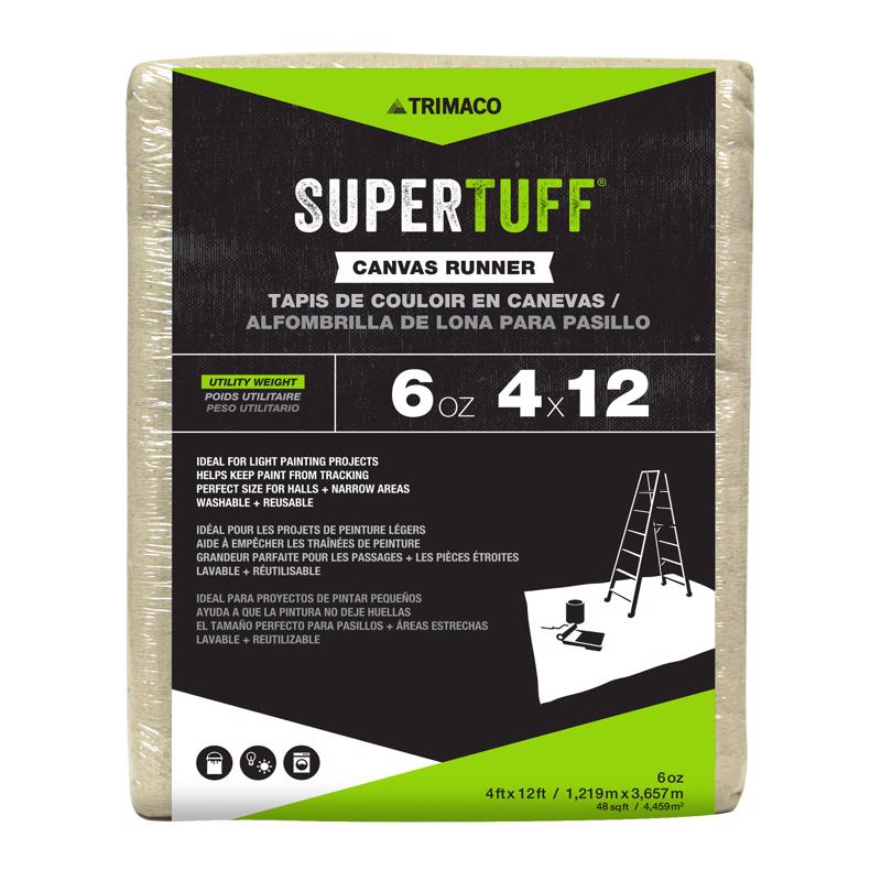 DROPCLOTH NATURAL 12X4'