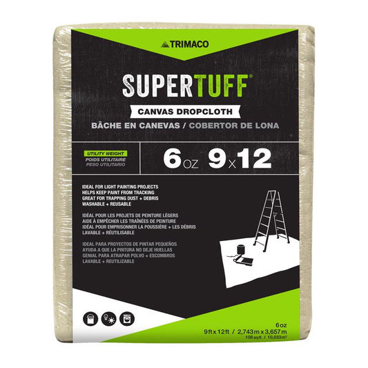 DROPCLOTH 6OZ 9X12'