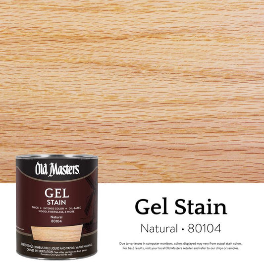 GEL STAIN NATURAL 1QT
