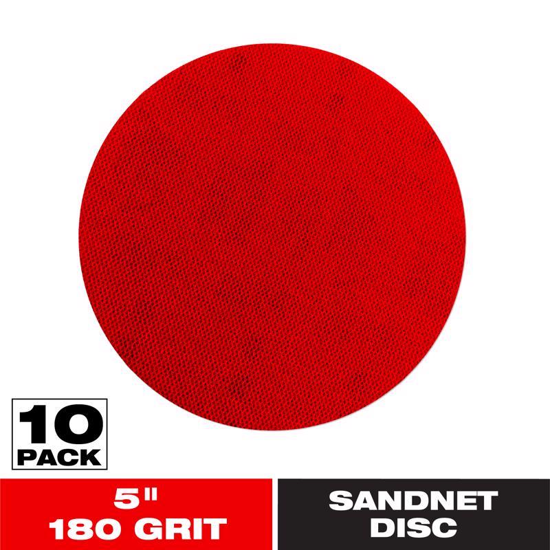 SANDNET DISC 5" 180G 10P