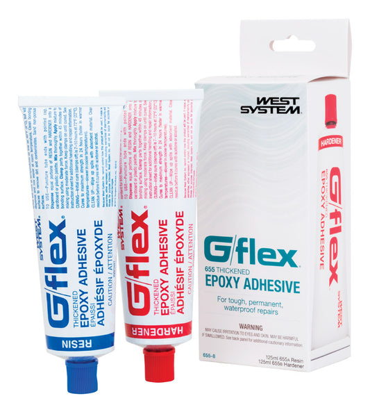 West System G/flex Extra Strength Epoxy Clear Adhesive Kit 2 pk