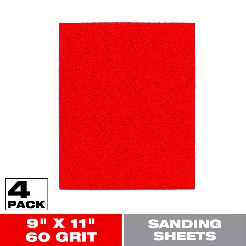SAND SHT 9X11 60GRT 4PK