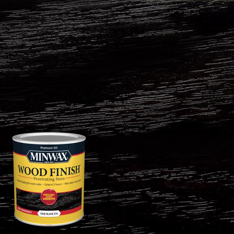 WOOD FNSH TRU BLK 1QT