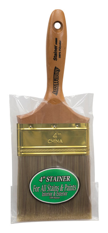 STAIN BRUSH POLY 4"W