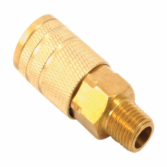 AIR CPLR 1/4"M X 1/4"I/M