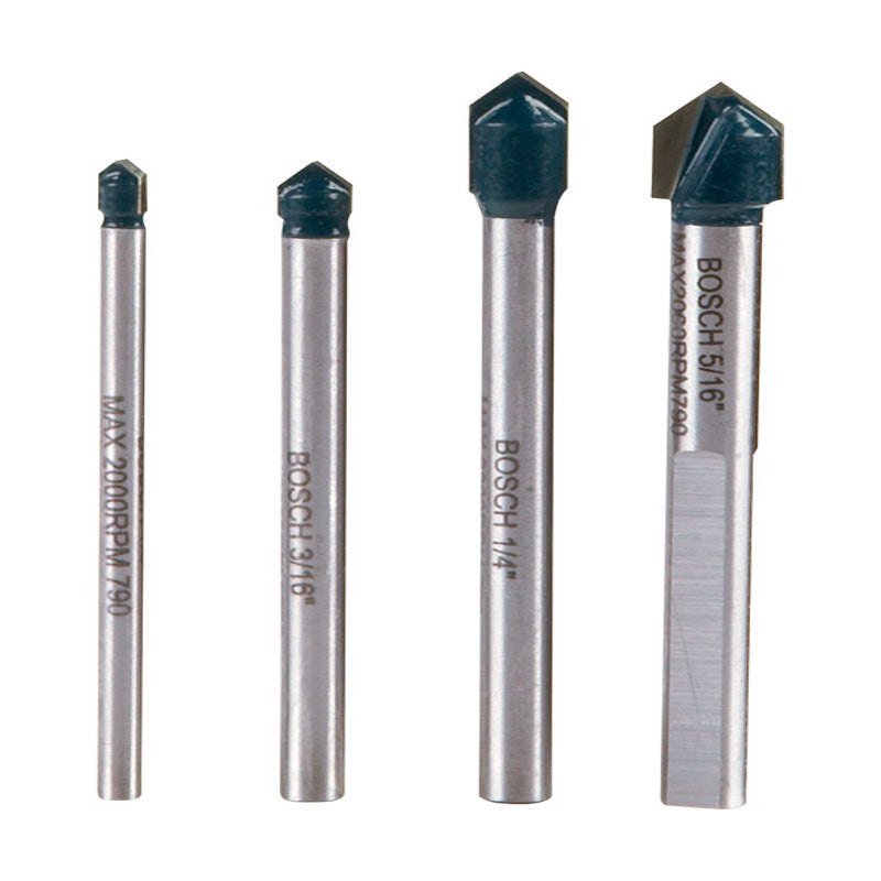 GLASS+TILE BITS 3FLT 4PC