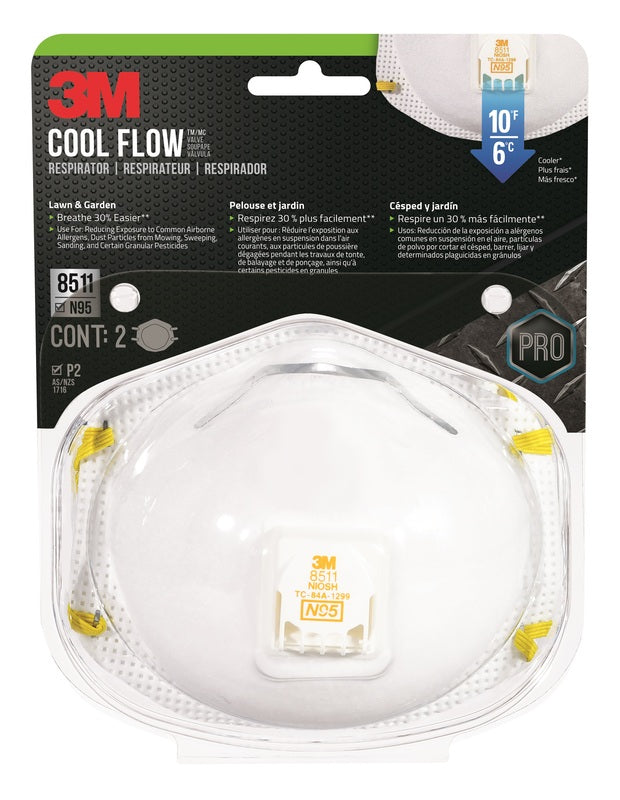 3M L&G RESPR N95 VLV 2PK