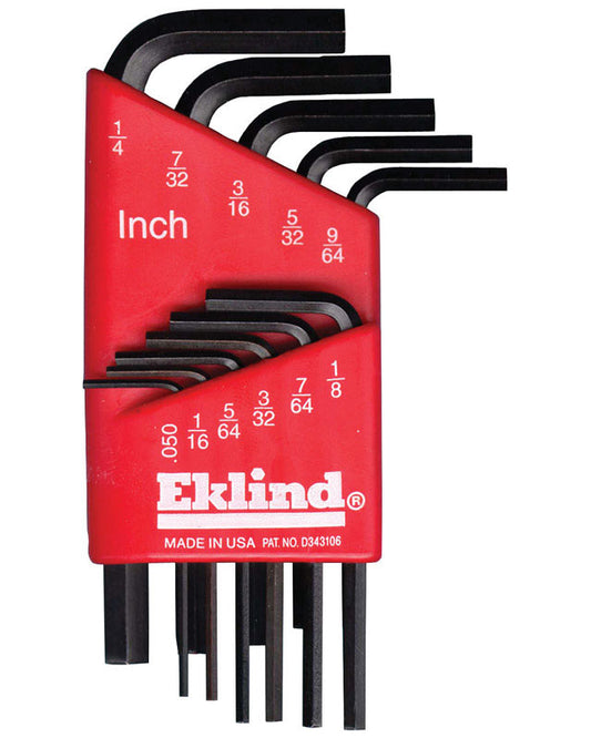 HEX-L KY ST SAE BLK 11PC