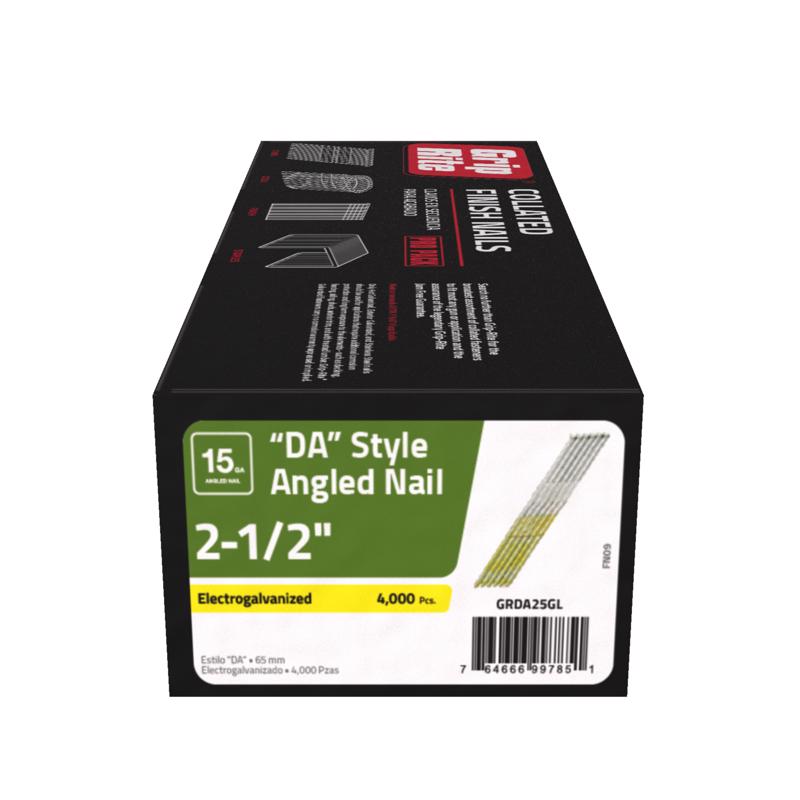 FIN NLS DA 15GA 2-1/2"EG