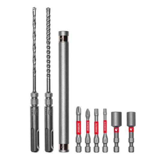 SDS+CC ANCHR DRV SET 9PC
