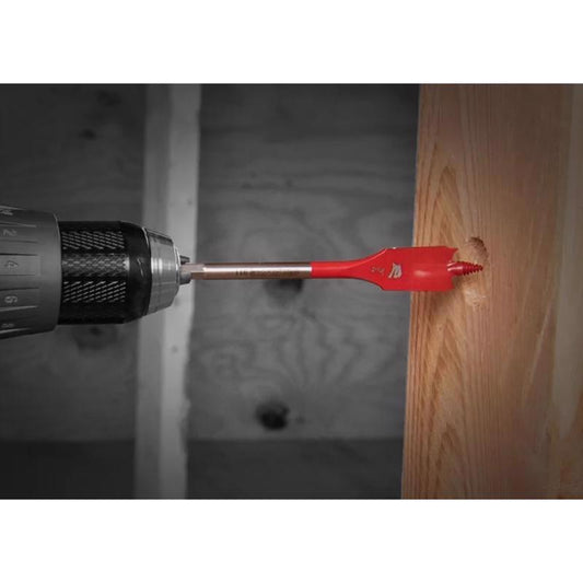 Diablo 7/8 in. X 16 in. L High Speed Steel Clean Wood Spade Bit Hex Shank 1 pk