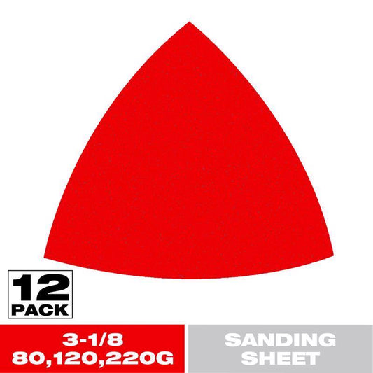 SAND SHT ASRT 3-1/8"12PC