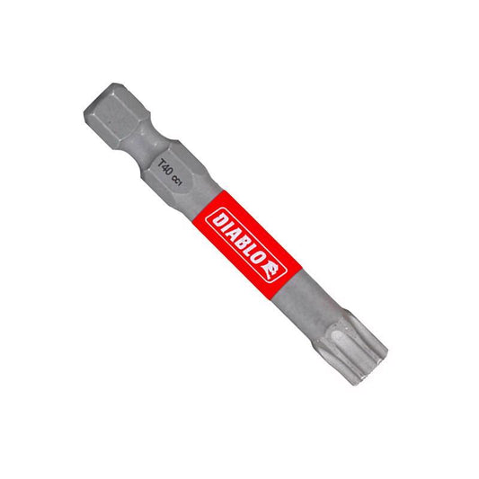 Diablo Torx #40 X 2 in. L Driver Bit Black Oxide 5 pk