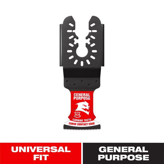 Diablo 1-1/4 in. X 1-1/4 in. W Carbide Oscillating Blade General Purpose Cuts 1 pk