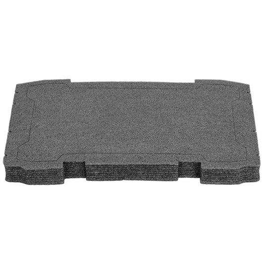 DEWALT ToughSystem 12.5 in. W X 1.5 in. H Shallow Interlocking Organizer Foam Black