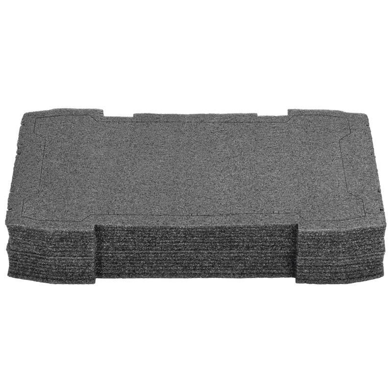 DEWALT ToughSystem 12.5 in. W X 3.18 in. H Deep Interlocking Organizer Foam Black