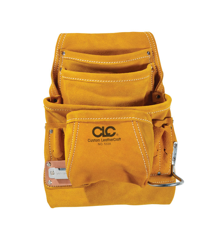 BAG NAIL/TOOL 10PKT LTHR