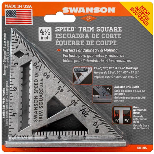 SPEED SQU TRIM 4-1/2"L