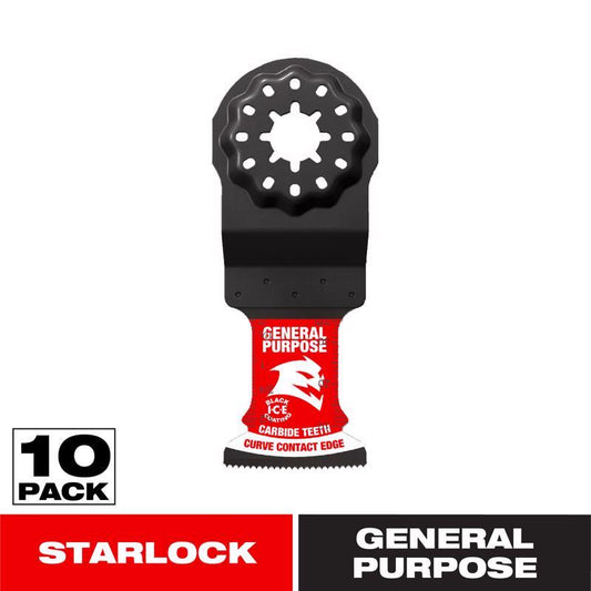Diablo Starlock 1-1/4 in. W Carbide Oscillating Blade General Purpose Cuts 10 pk