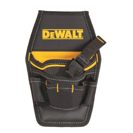 DEWALT 7 pocket Ballistic Nylon Professional Drill Holster Black/Yellow