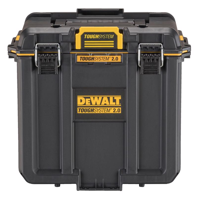 DEWALT ToughSystem 2.0 15.3 in. Deep Half Tool Box Black/Yellow
