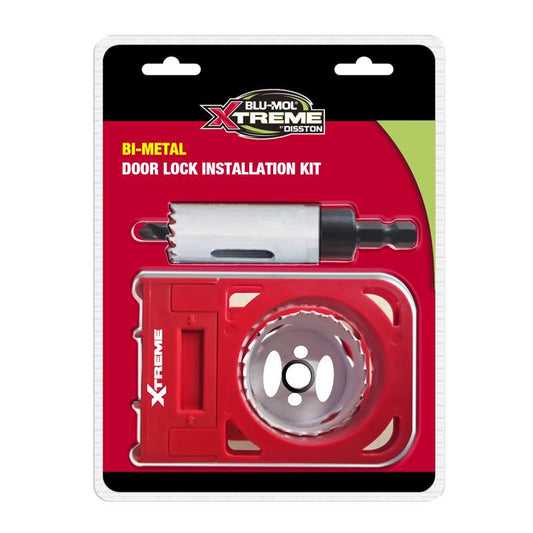 Disston Blu-Mol Xtreme Bi-Metal Door Lock Installation Kit Arbor Included